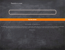 Tablet Screenshot of fanstics.com